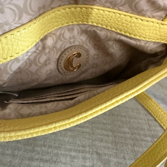 NEW•CHARMING CHARLIE•Limoncello Mellow Yellow Crossbody/Clutch - Picture 9 of 12